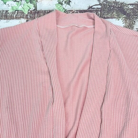 Blakele Open Front Cardigan Chill Comfy Pink open front Thumb holes OS - Picture 5 of 13